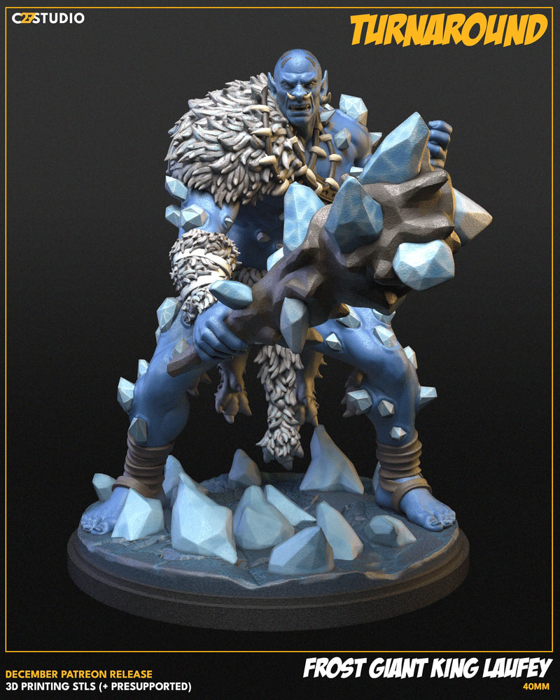 King Laufey Marvel MCP-compatible resin miniature by C27 Studios - product image 3