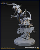 Nightcrawler 97' Marvel MCP-compatible resin miniature by C27 Studios - product image 3