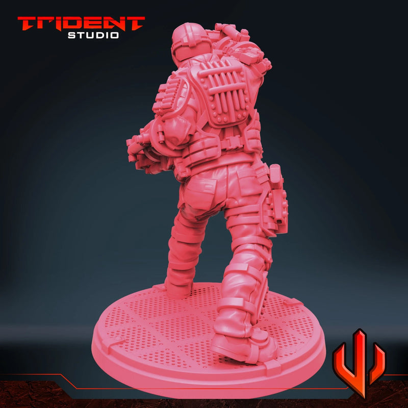 Crossbones Marvel MCP-compatible 40mm resin proxy miniature by Trident Miniatures - product image 3