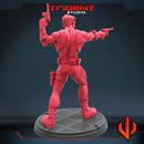Classic Nick Fury Marvel MCP-compatible 40mm resin proxy miniature by Trident Miniatures - product image 3