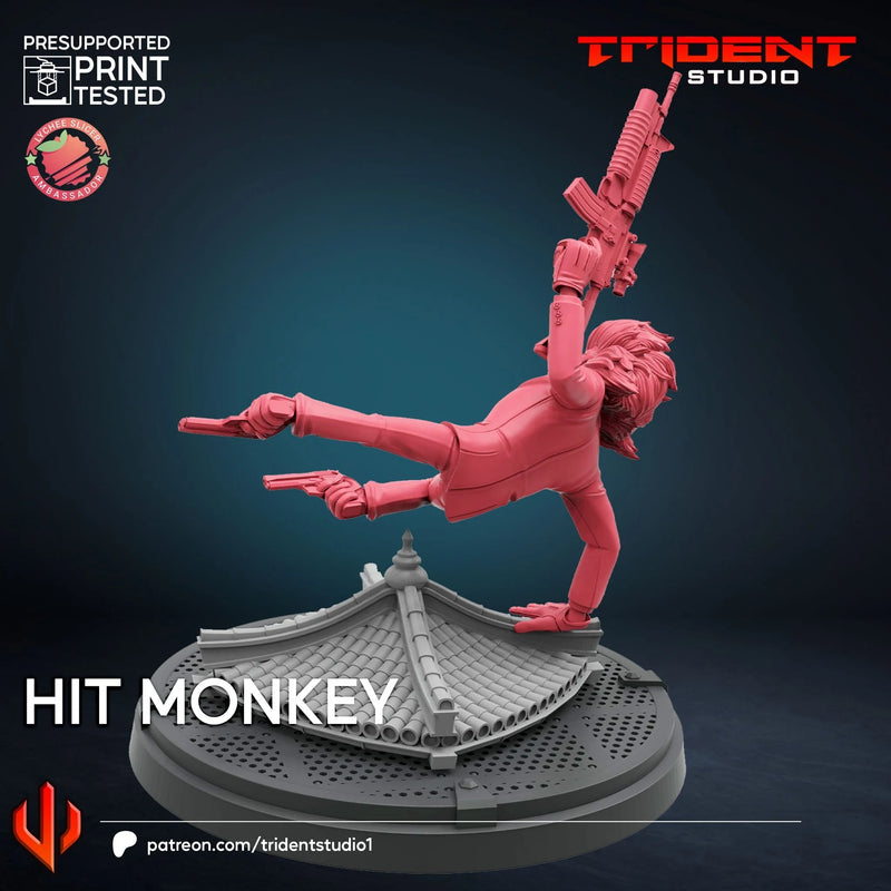 Hit Monkey Marvel MCP-compatible 40mm resin proxy miniature by Trident Miniatures - product image 3