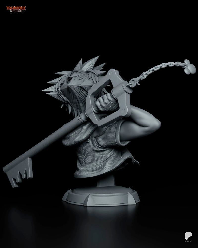 Sora Resin Statue & Bust - Bust view 3