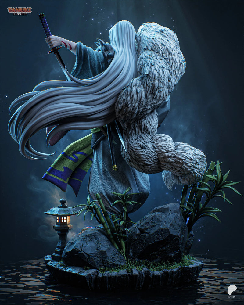 Sesshomaru Resin Statue & Bust - Full Size view 3