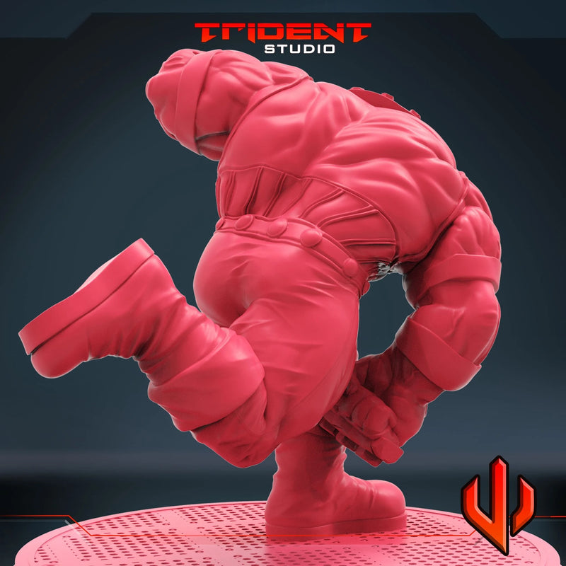 Juggernaut - Sculpt A Marvel MCP-compatible 40mm resin proxy miniature by Trident Miniatures - product image 3