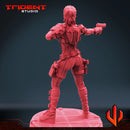 Melina Vostokoff - Sculpt B Marvel MCP-compatible 40mm resin proxy miniature by Trident Miniatures - product image 3
