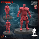 Doom Bot Captain Marvel MCP-compatible 40mm resin proxy miniature by Trident Miniatures - product image 3