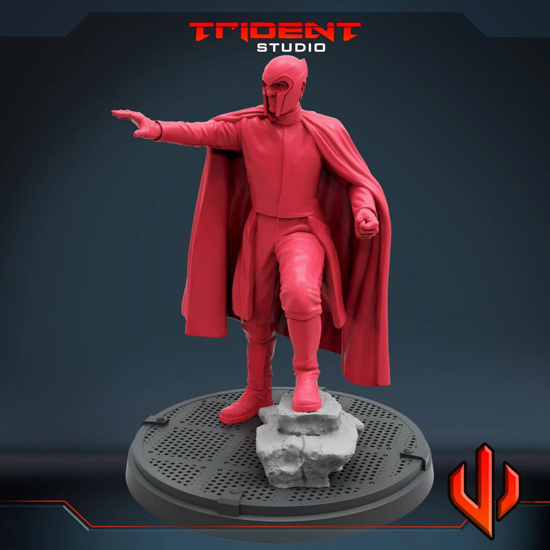Magneto X-Men 2000 Movie Marvel MCP-compatible 40mm resin proxy miniature by Trident Miniatures - product image 3