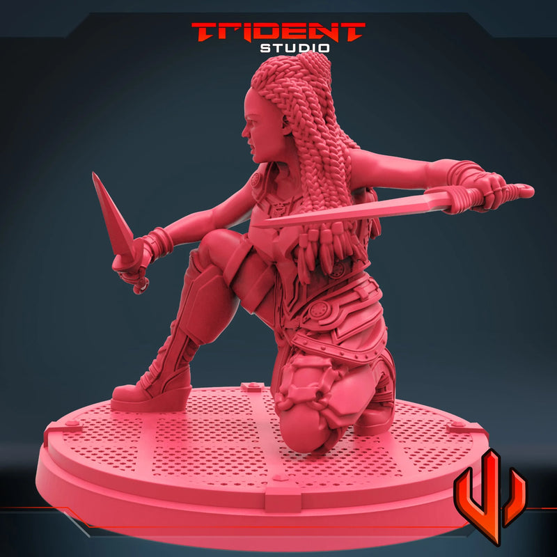 Valkyrie - Sculpt C Marvel MCP-compatible 40mm resin proxy miniature by Trident Miniatures - product image 3