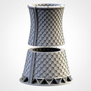 Nuclear Plants 3D printed terrain view 3