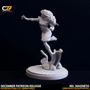 Polaris (Dec 2021 Sculpt) Marvel MCP-compatible resin miniature by C27 Studios - product image 3