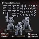 Space Knights Build Kit - Prime Armored Battleline Squad - DakkaDakka Resin Build Kit - image 3
