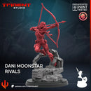 Dani Moonstar Marvel MCP-compatible 40mm resin proxy miniature by Trident Miniatures - product image 3