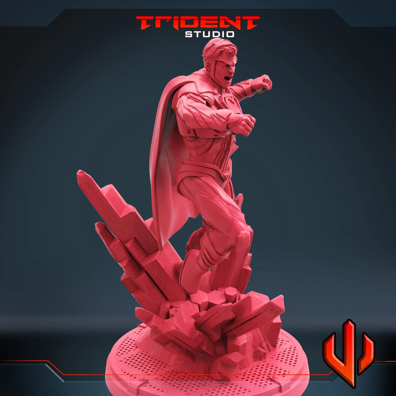 Superman DC Comics MCP-compatible 40mm resin proxy miniature by Trident Miniatures - product image 3