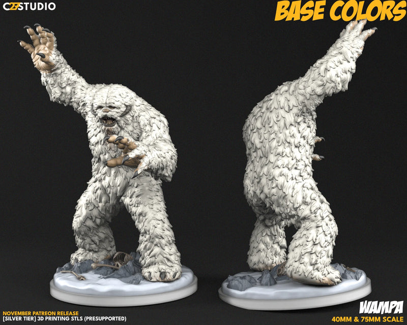 Wampa Star Wars Shatterpoint-compatible resin miniature by C27 Studios - product image 3