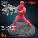 Sunspot X-Men Days Of Future Past Marvel MCP-compatible 40mm resin proxy miniature by Trident Miniatures - product image 3