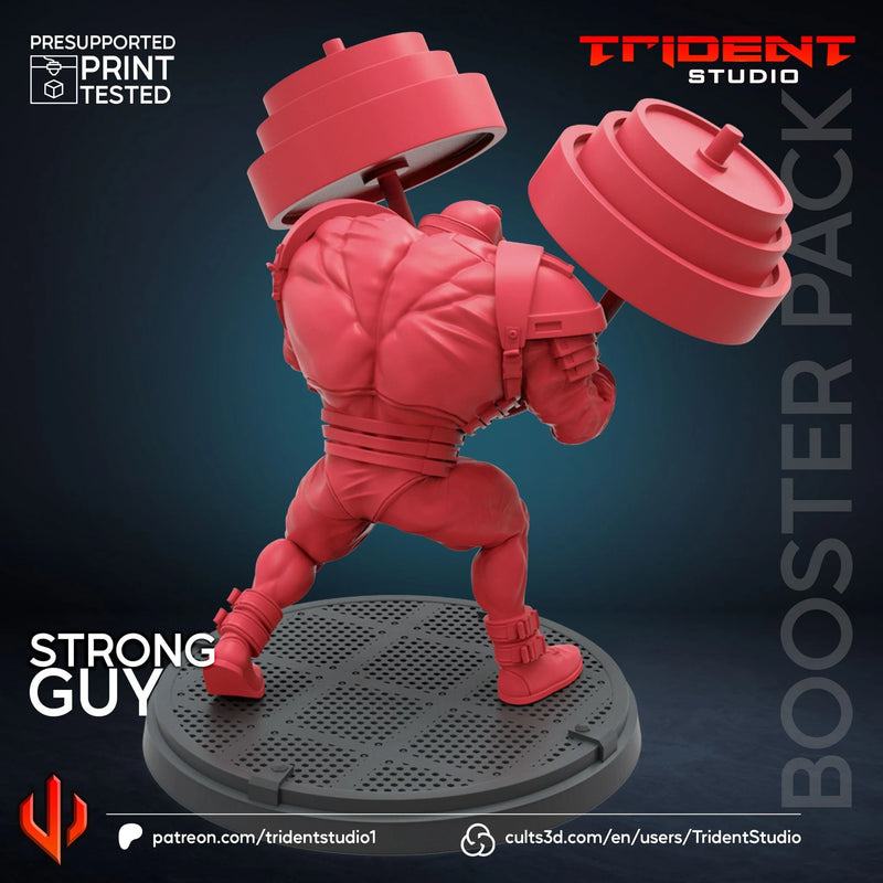 Strong Guy Marvel MCP-compatible 40mm resin proxy miniature by Trident Miniatures - product image 3