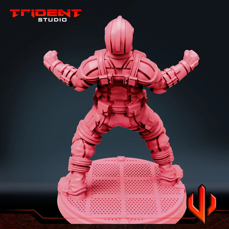 Red Guardian No SHIELD Marvel MCP-compatible 40mm resin proxy miniature by Trident Miniatures - product image 3