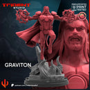 Graviton Marvel MCP-compatible 40mm resin proxy miniature by Trident Miniatures - product image 3