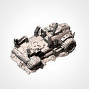 Orc Buggies Destroyed 3D printed terrain view 3