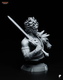 Zagreus Resin Statue & Bust - Bust view 3