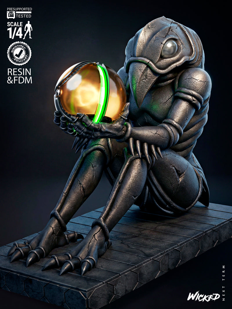 Chozo Sculpture resin statue kit view 3