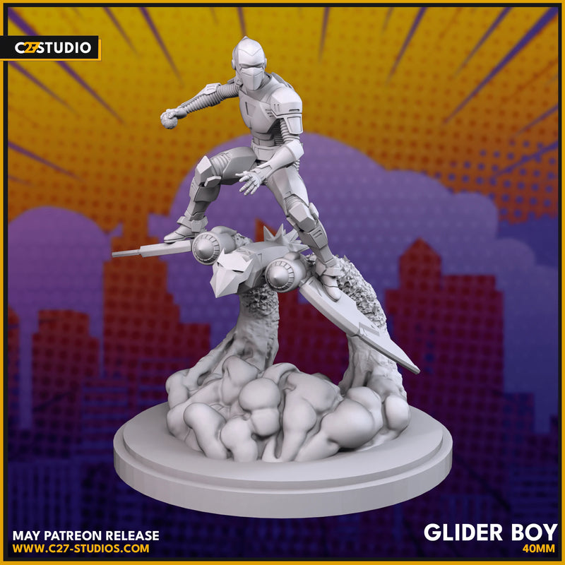 Green Goblin Ultimates Marvel MCP-compatible resin miniature by C27 Studios - product image 3