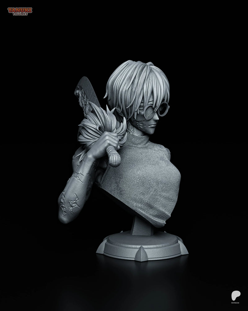 Maki Resin Statue & Bust - Bust view 3