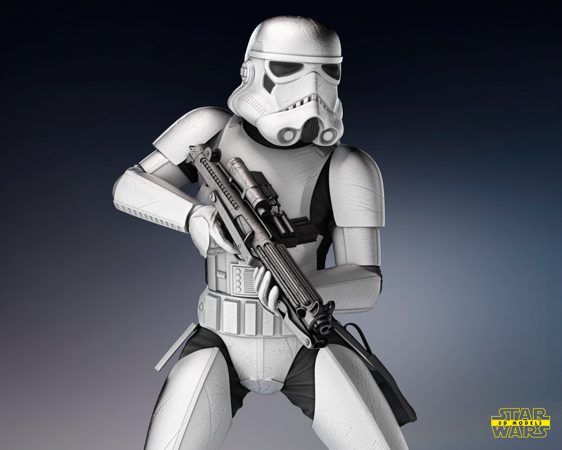 Stormtrooper Sculpture