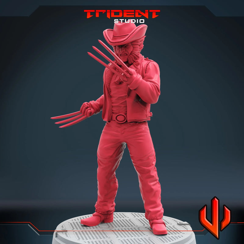 Wolverine - Sculpt A Marvel MCP-compatible 40mm resin proxy miniature by Trident Miniatures - product image 3