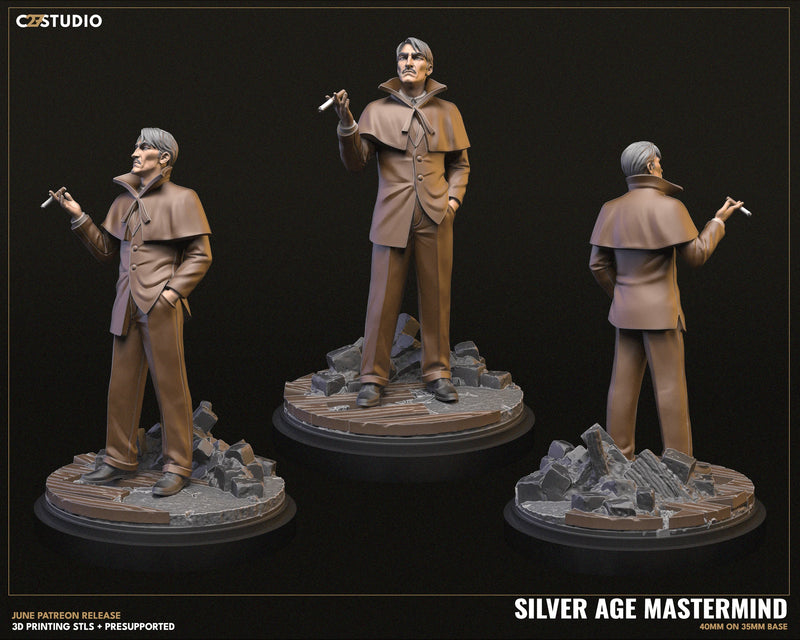 Mastermind (Silver Age) Marvel MCP-compatible resin miniature by C27 Studios - product image 3