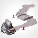 Classic Modular River 3D printed terrain view 3