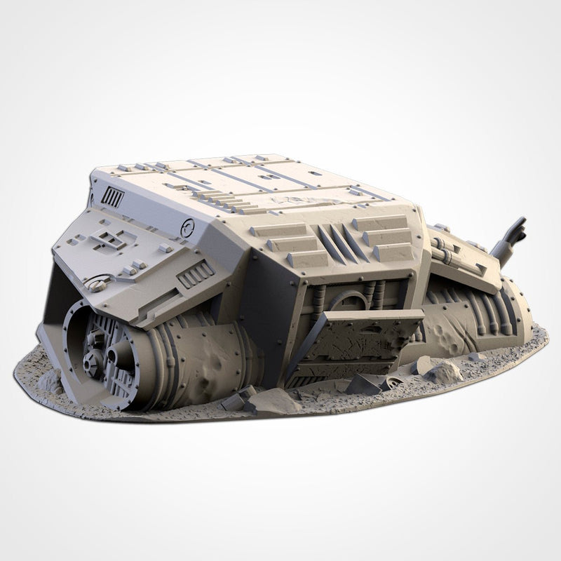 Robot Dog 3D printed terrain view 3