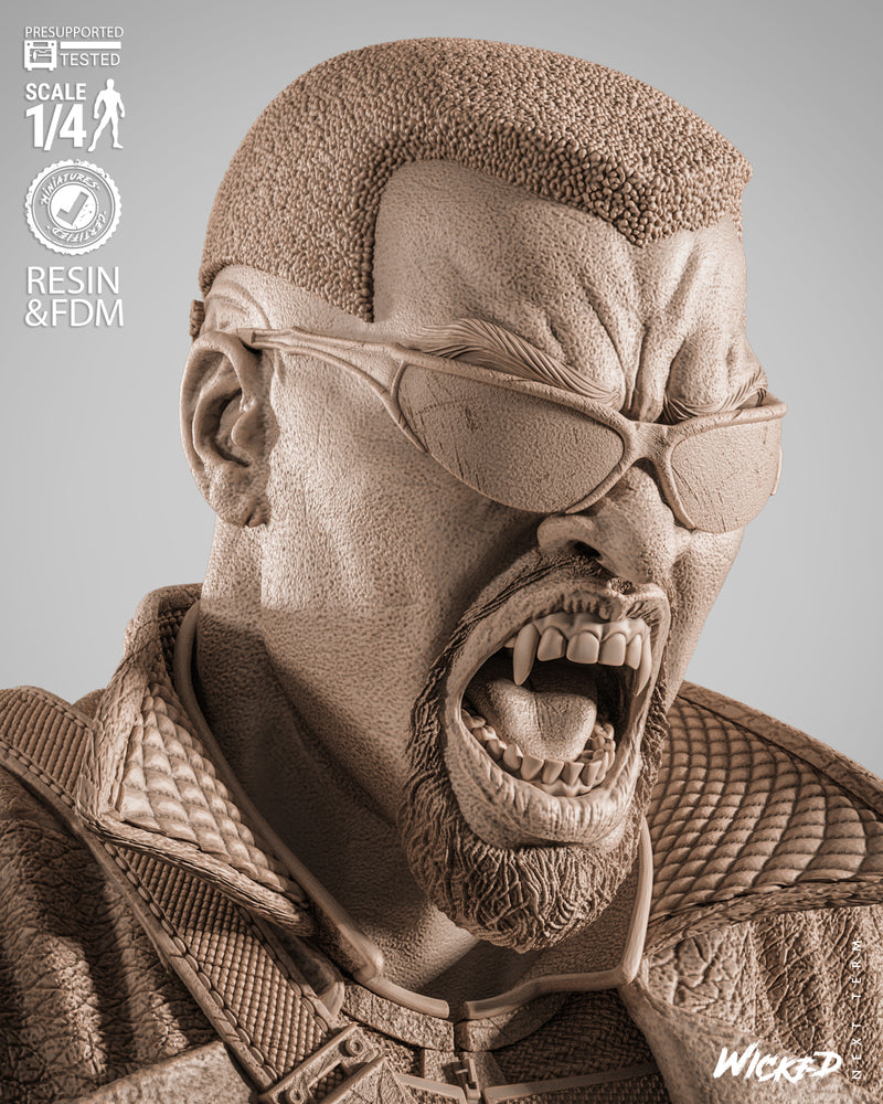 Blade Portrait Bust resin bust kit view 3
