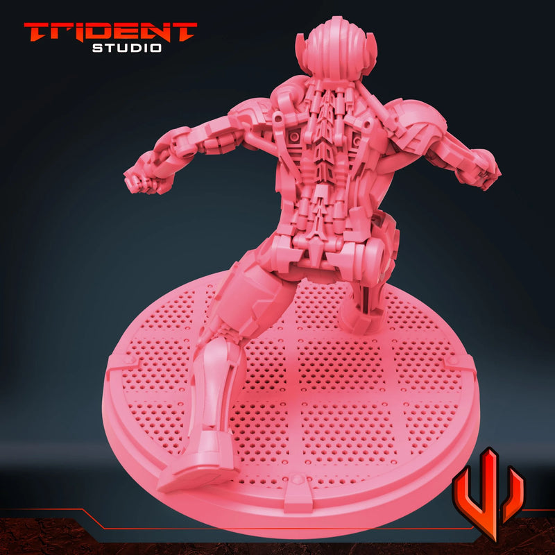 Ultron Drone Multiverse - Sculpt B Marvel MCP-compatible 40mm resin proxy miniature by Trident Miniatures - product image 3