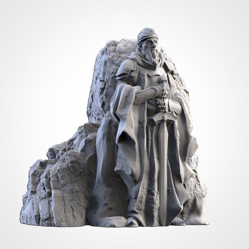Middle Earth 3D printed terrain view 3