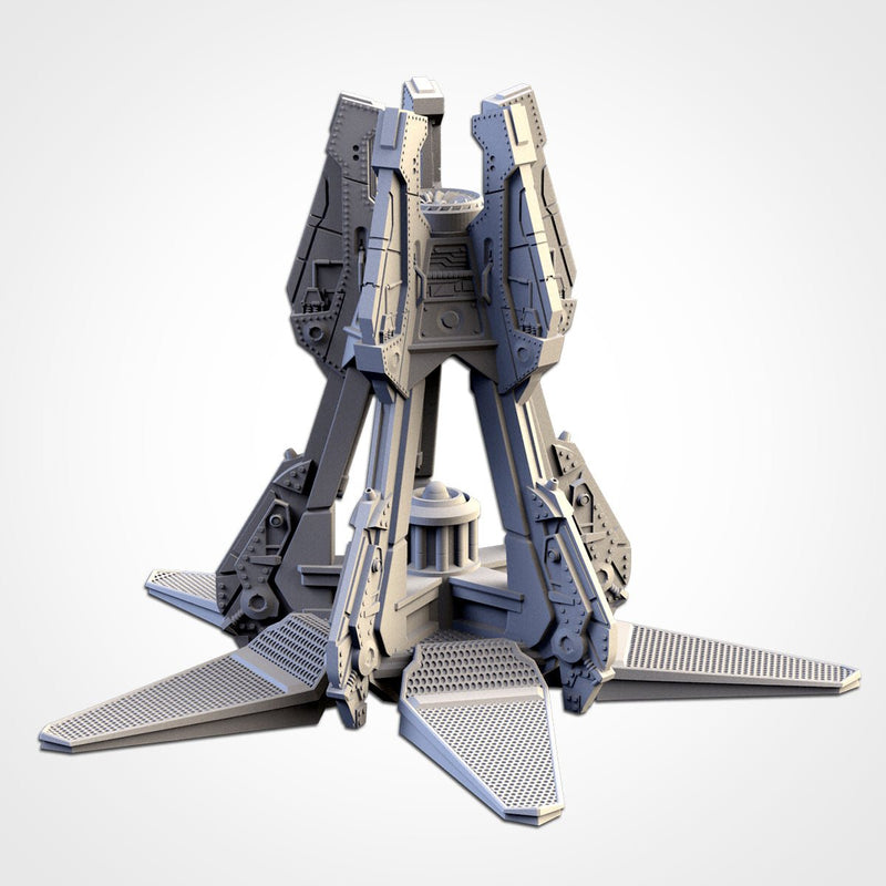 Landing Capsules 3D printed terrain view 3