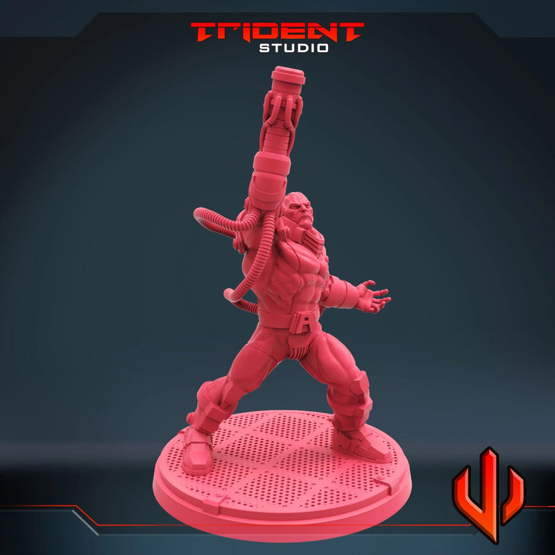 Apocalypse - Sculpt B Marvel MCP-compatible 40mm resin proxy miniature by Trident Miniatures - product image 3