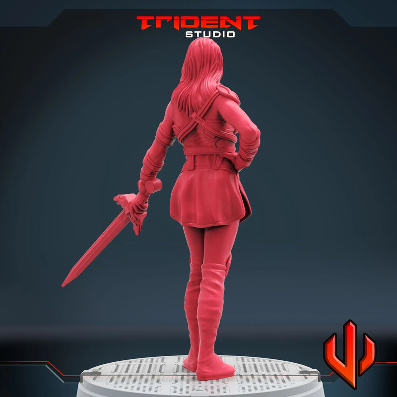 Queen Maeve The Boys MCP-compatible 40mm resin proxy miniature by Trident Miniatures - product image 3