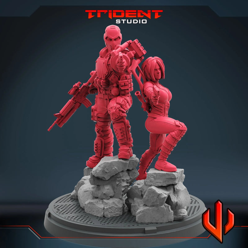 Sin And Crossbones Marvel MCP-compatible 40mm resin proxy miniature by Trident Miniatures - product image 3
