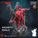 Magneto Rivals Marvel MCP-compatible 40mm resin proxy miniature by Trident Miniatures - product image 3