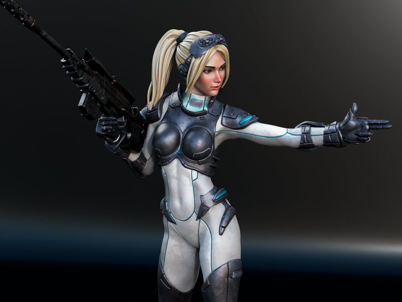 Nova Starcraft Statue - 1/9 Scale