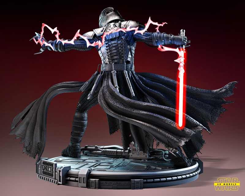 Starkiller Sculpture