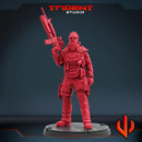 Punisher War Zone - Sculpt B Marvel MCP-compatible 40mm resin proxy miniature by Trident Miniatures - product image 3