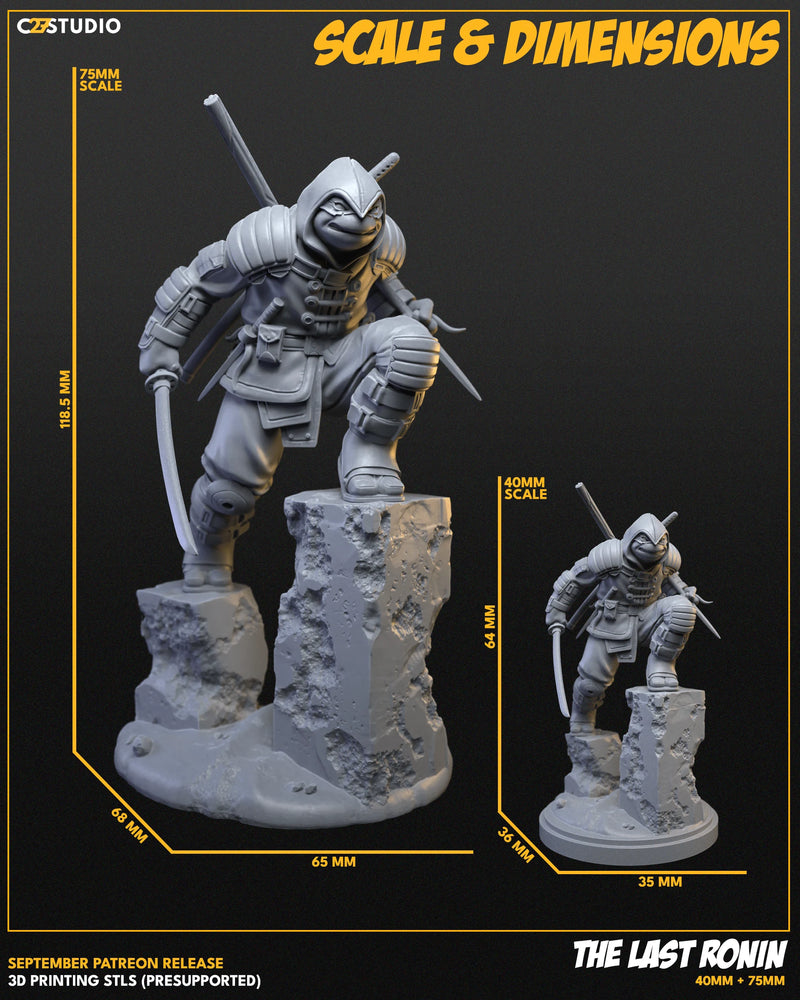 The Last Ronin TMNT MCP-compatible resin miniature by C27 Studios - product image 3