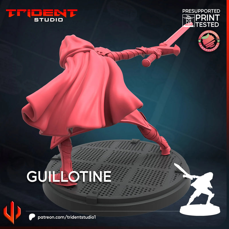 Guillotine Marvel MCP-compatible 40mm resin proxy miniature by Trident Miniatures - product image 3