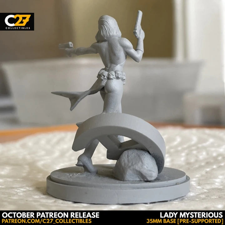 Mystique Marvel MCP-compatible resin miniature by C27 Studios - product image 3