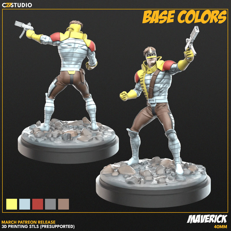 Maverick Marvel MCP-compatible resin miniature by C27 Studios - product image 3