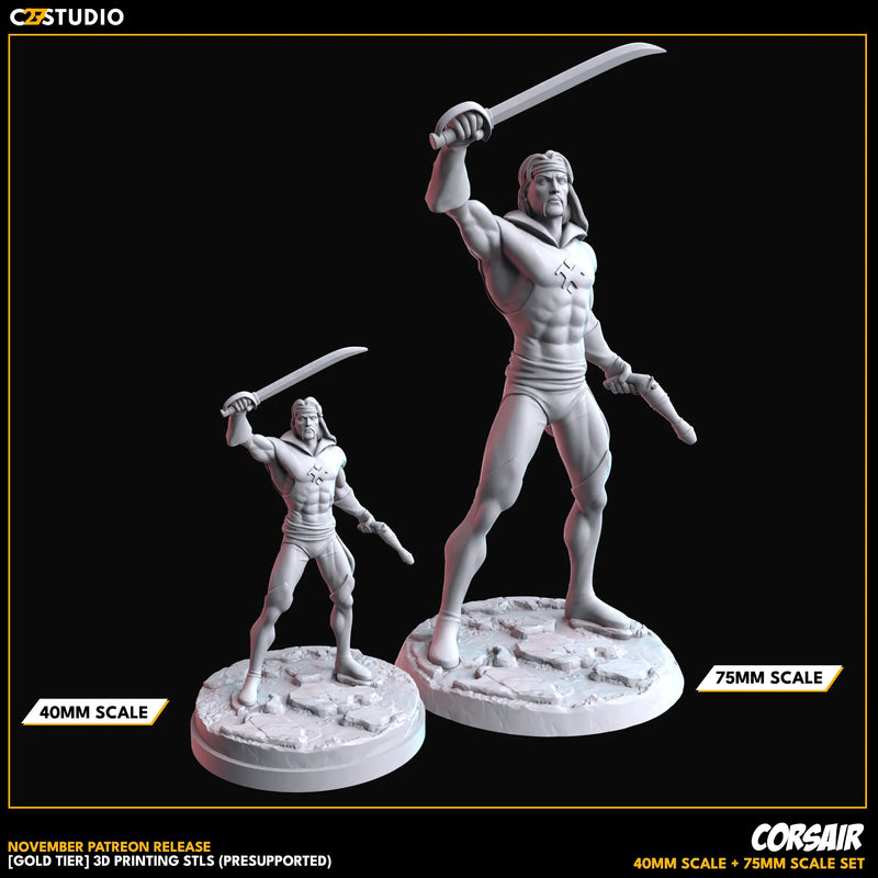 Corsair Marvel MCP-compatible resin miniature by C27 Studios - product image 3