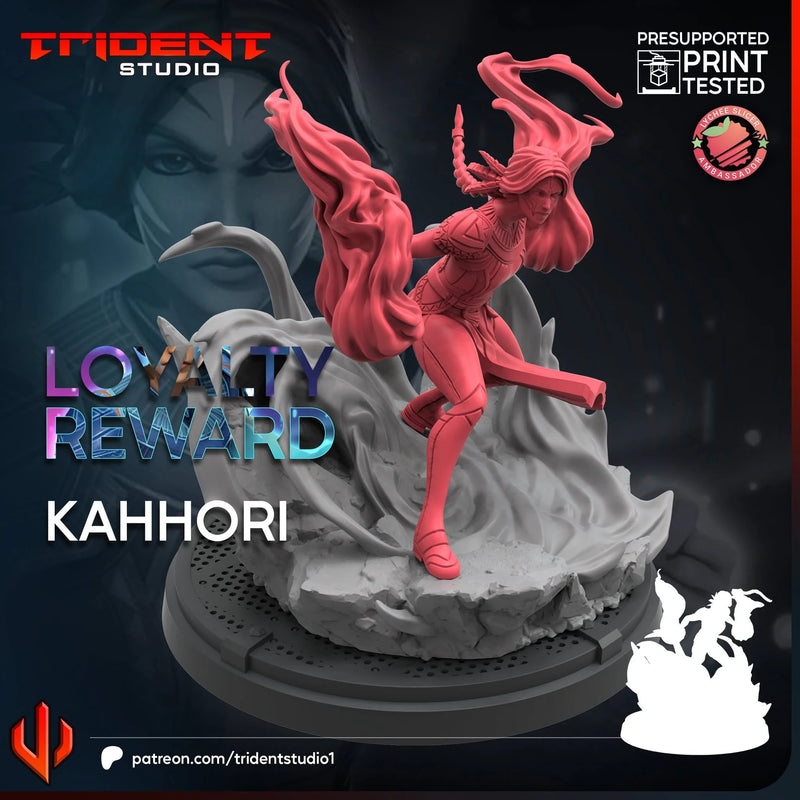 Kahhori Marvel MCP-compatible 40mm resin proxy miniature by Trident Miniatures - product image 3