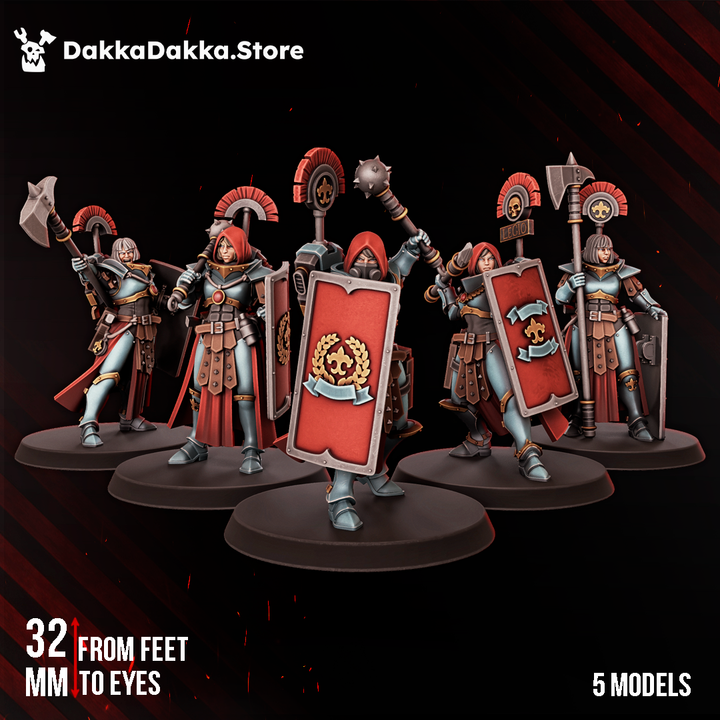 Legio Arteimis Eruptrix Squad (x5) - DakkaDakka Resin Miniature Squad - image 3